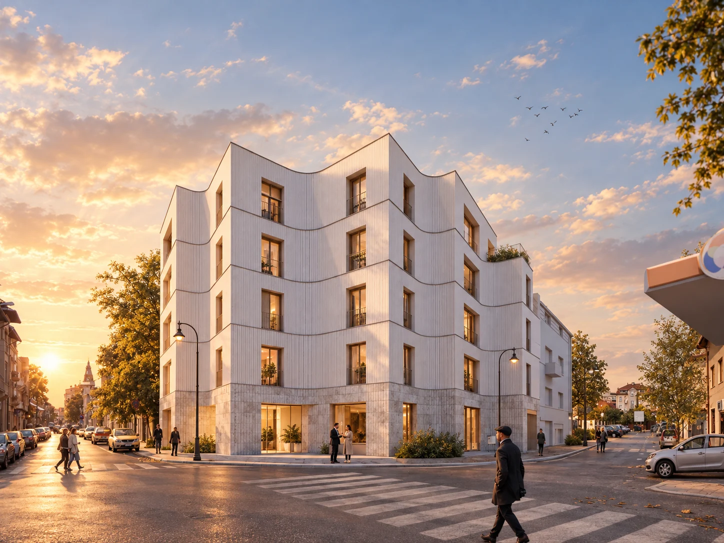 Clădirea LOGIS Residence din Vasile Lascăr 141, proiectată de ADNBA